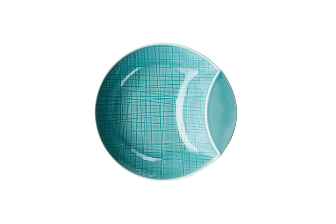 Rosenthal, Serie Mesh, Schale tief 14 cm, Dekor 405152 Auqua