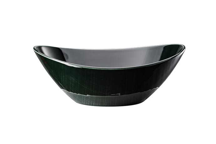 Rosenthal, Serie Mesh, Schale 20 x 15 cm oval , Dekor 405158 Forest