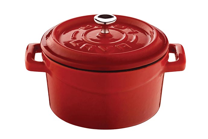 Schönwald, Serie Playground, Cocotte rund, 14 cm, H 7,3 cm,0,76 l, rot