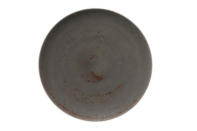 Schönwald, Serie WellCome, Teller tief, Coup, 22 cm, H 3,8 cm, 0,65 l, Dekor Pottery Unique Darkgrey