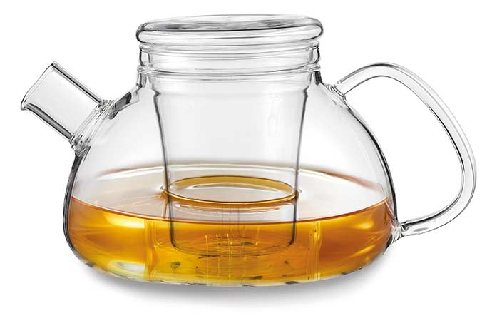 Schott Zwiesel, Teekanne RELAX mit Glasdeckel-und sieb, H 138 ø 218 mm, 1,2 l