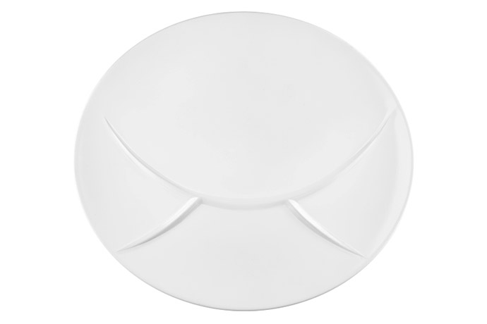 Seltmann, Serie Meran, Fitnessteller, flach, mit dekorativen Trennstegen, 34 cm