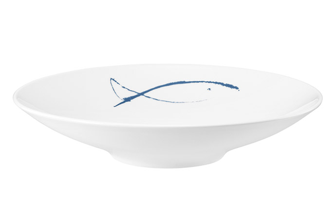 Seltmann, Serie Fine Dining, Coupschale 26 cm, M5381-26, Dekor Blue Sea