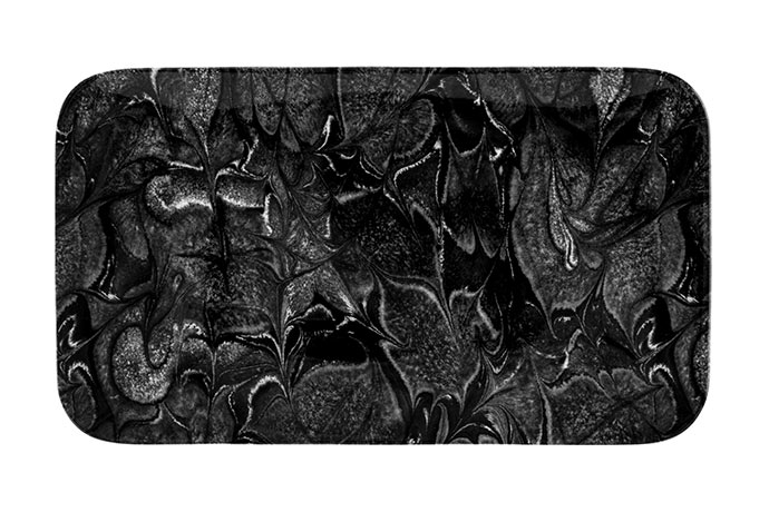 Seltmann, Serie Fine Dining, Coupteller flach, rechteckig, 35 x 20 cm, Dekor Karma 57423