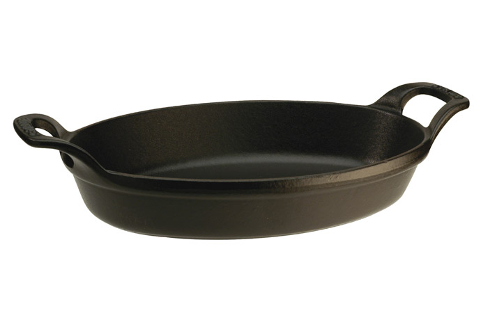 Zwilling, Staub, Serie Plats, Auflaufform oval, schwarz, D 24 cm, 1 l
