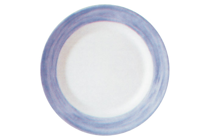 Table Roc, Arcoroc, Serie Brush, Teller flach blue, 19,5 cm