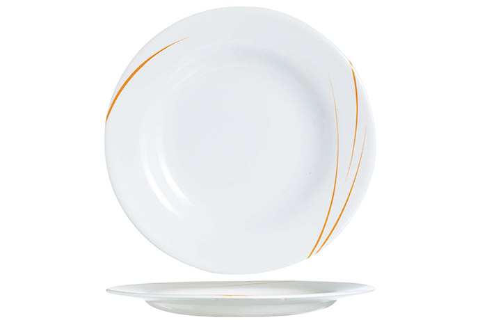 Table Roc, Arcoroc, Serie Toronto orange, Teller flach, 27 cm
