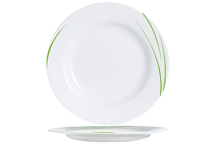 Table Roc, Arcoroc, Serie Toronto grün, Teller flach, 27 cm