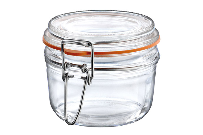 Table Roc, Borgonovo, Serie Terrine Ermetico, Einmachglas, Ø 100 mm, H 84 mm 22 cl