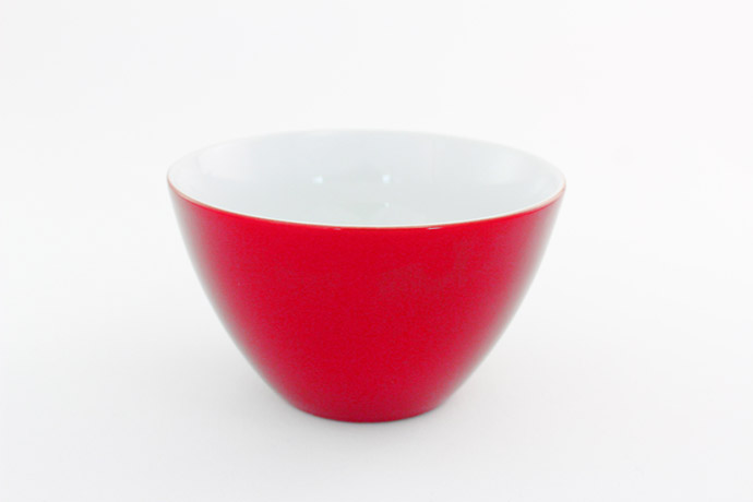 Triptis, Eschenbach, Serie Happy Colours, Müsli-Frühstücks-Milchkaffee Schale, rot, 13,5 cm