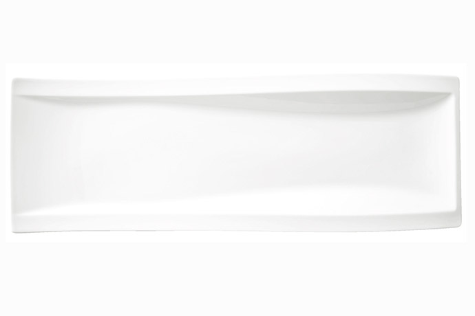 Villeroy &amp; Boch, Serie New Wave, Antipastiteller flach, rechteckig, 42 x 15cm