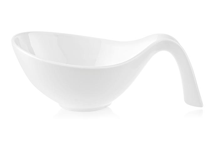 Villeroy & Boch, Serie Flow, Schale mit Griff, 0,6 l