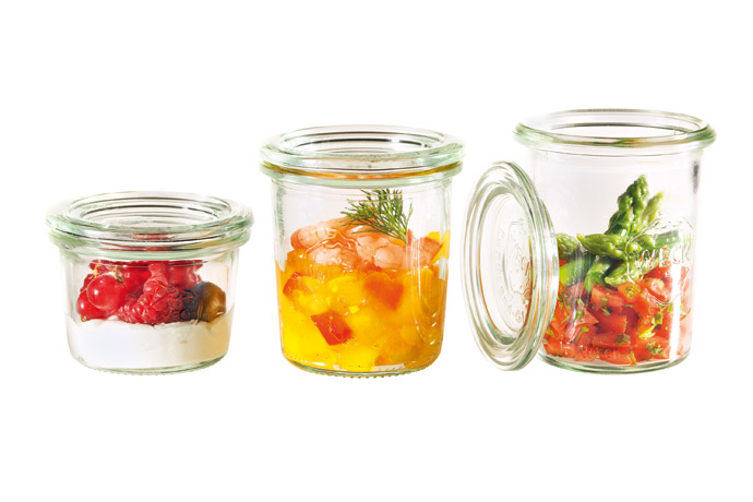 WAL, Weck Mini-Sturzglas, 140 ml,  H 69 mm, Ø 60 mm
