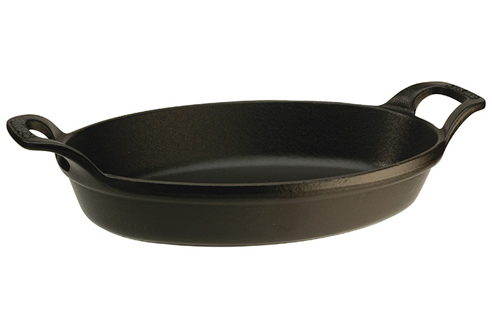 Zwilling, Staub, Auflauf-/Backform, 0,70 l, D 21 cm, schwarz, oval